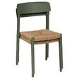HESPERIDE - Chaise de jardin Wistty empilable vert laurier - vignette