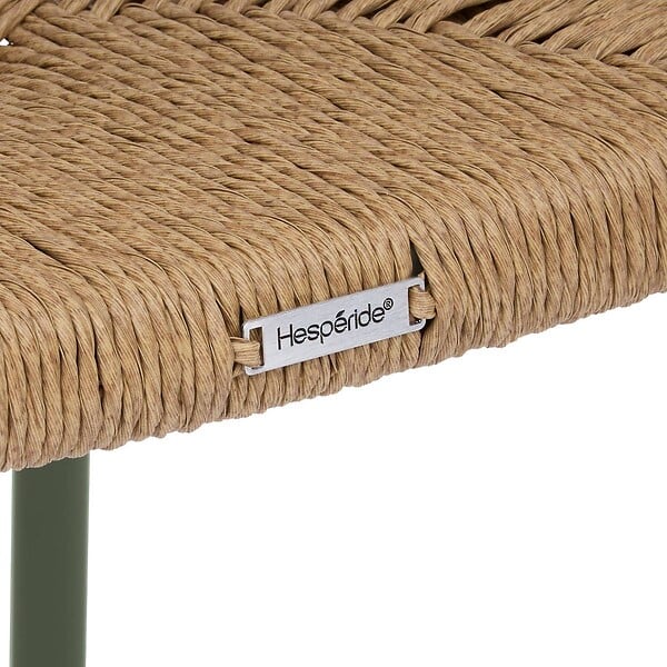 HESPERIDE - Chaise de jardin Wistty empilable vert laurier - large