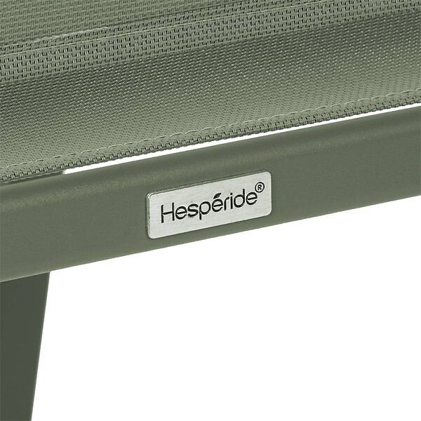 HESPERIDE - Chaise de jardin Essentia empilable vert laurier - large