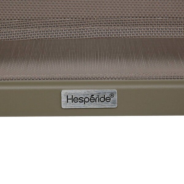 HESPERIDE - Chaise de jardin Essentia empilable noisette - large