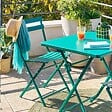 HESPERIDE - Chaise de jardin Greensboro pliable vert opale - vignette