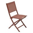 HESPERIDE - Lot de 4 Chaises de jardin Essentia pliables acajou - vignette