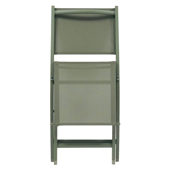 HESPERIDE - Lot de 4 Chaises de jardin Essentia pliable vert laurier - large