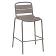 HESPERIDE - Chaise haute de jardin Alegoria empilable café - vignette