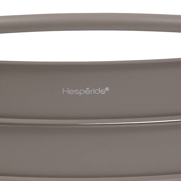 HESPERIDE - Chaise haute de jardin Alegoria empilable café - large