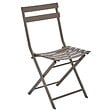 HESPERIDE - Chaise de jardin empilable Greensboro café - vignette