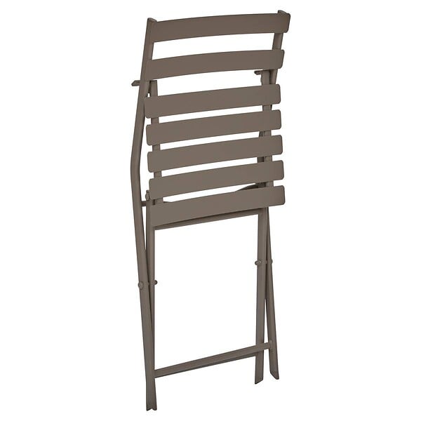 HESPERIDE - Chaise de jardin empilable Greensboro café - large