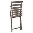 HESPERIDE - Chaise de jardin empilable Greensboro café - vignette
