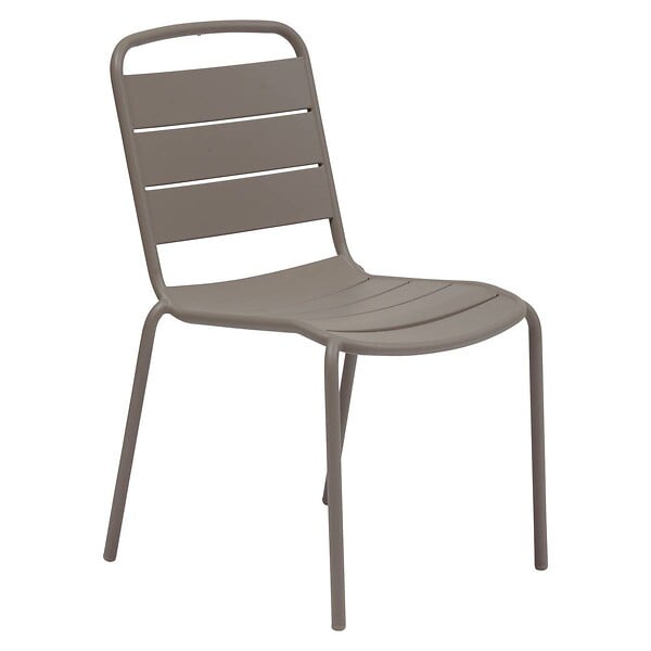 HESPERIDE - Chaise de jardin empilable Alegoria café - large