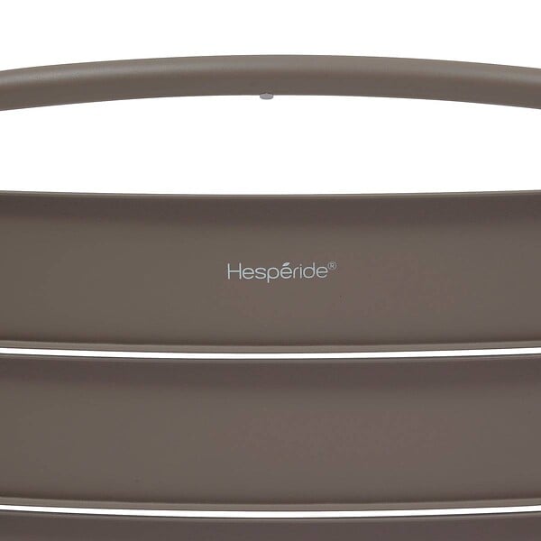 HESPERIDE - Chaise de jardin empilable Alegoria café - large