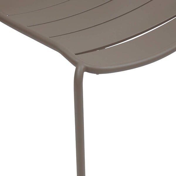 HESPERIDE - Chaise de jardin empilable Alegoria café - large