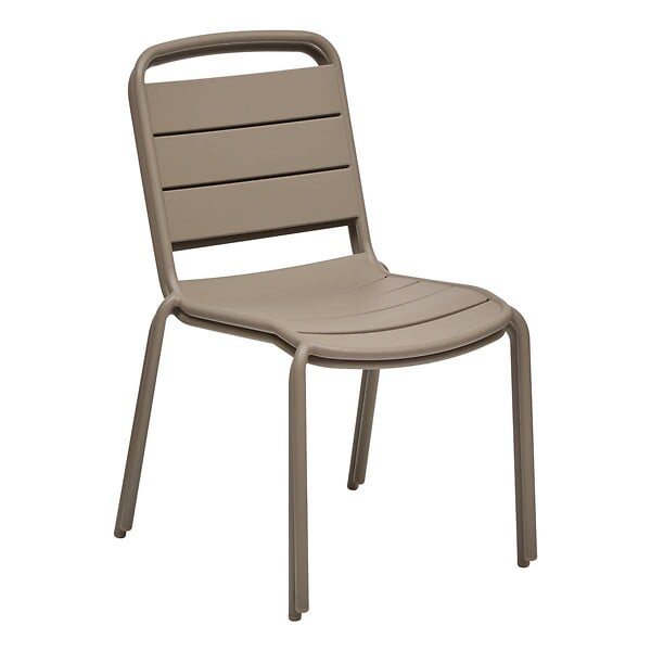HESPERIDE - Chaise de jardin empilable Alegoria café - large