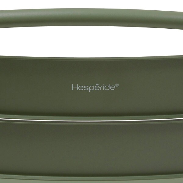 HESPERIDE - Chaise haute de jardin Alegoria empilable vert laurier - large