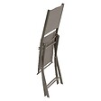 HESPERIDE - Lot de 4 Chaises de jardin Modula pliables noisette - vignette