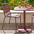 HESPERIDE - Chaise de jardin empilable Alegoria acajou - vignette