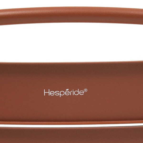 HESPERIDE - Chaise de jardin empilable Alegoria acajou - large