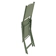 HESPERIDE - Lot de 4 chaises de jardin Modula pliables vert laurier - vignette