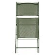 HESPERIDE - Lot de 4 chaises de jardin Modula pliables vert laurier - vignette