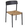 HESPERIDE - Chaise de jardin Wistty empilable gris graphite - vignette
