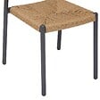 HESPERIDE - Chaise de jardin Wistty empilable gris graphite - vignette