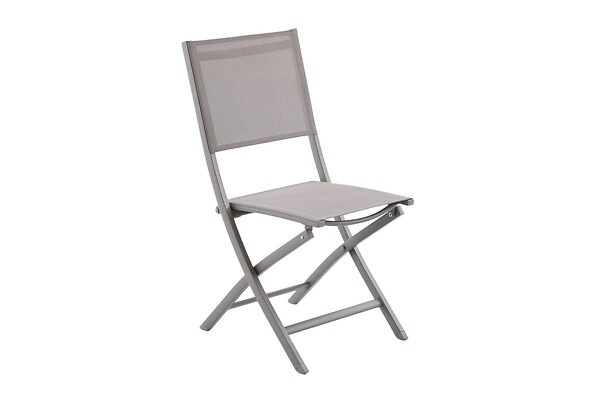 HESPERIDE - Lot de 4 Chaises de jardin Essentia pliables noisette - large