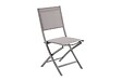 HESPERIDE - Lot de 4 Chaises de jardin Essentia pliables noisette - vignette