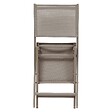 HESPERIDE - Lot de 4 Chaises de jardin Essentia pliables noisette - vignette