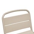 HESPERIDE - Chaise haute de jardin Alegoria empilable argile - vignette