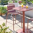 HESPERIDE - Chaise haute de jardin Alegoria empilable acajou - vignette