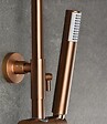 IMEX - Colonne de douche thermostatique - Monza - Diamètre tête de douche : 300 mm - Coloris: or brossé- réf : BTM039/OC-Ø300 - IMEX - vignette