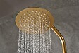 IMEX - Colonne de douche thermostatique - Monza - Diamètre tête de douche : 300 mm - Coloris: or brossé- réf : BTM039/OC-Ø300 - IMEX - vignette