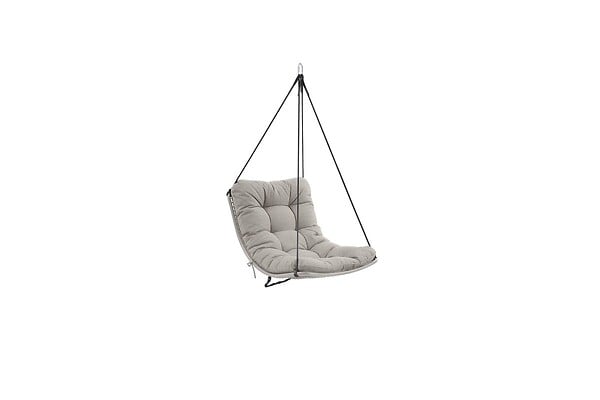 HESPERIDE - Fauteuil oeuf Dilmau 105x74x144cm argile - large
