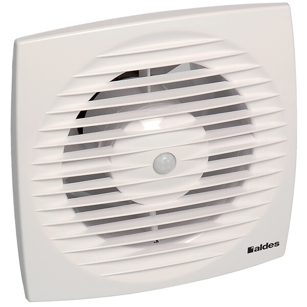 ALDES - Extracteur DESIGN 125 P - 9,3W - 115m3/h - 31dB - Blanc - large