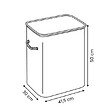 5 FIVE SIMPLY SMART - Panier à linge Stemy 60L blanc - vignette