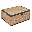 5 FIVE SIMPLY SMART - Lot de 3 paniers Stemy L25/30/33,5cm noir et beige - vignette