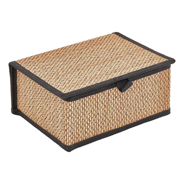 5 FIVE SIMPLY SMART - Lot de 3 paniers Stemy L25/30/33,5cm noir et beige - large