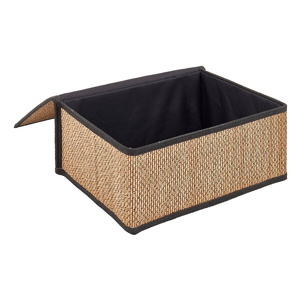 5 FIVE SIMPLY SMART - Lot de 3 paniers Stemy L25/30/33,5cm noir et beige - large