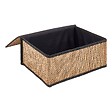 5 FIVE SIMPLY SMART - Lot de 3 paniers Stemy L25/30/33,5cm noir et beige - vignette