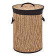5 FIVE SIMPLY SMART - Panier à linge Stemy 48L noir et beige - vignette