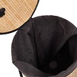 5 FIVE SIMPLY SMART - Panier à linge Stemy 48L noir et beige - vignette