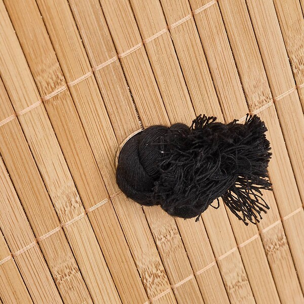 5 FIVE SIMPLY SMART - Panier à linge Stemy 48L noir et beige - large