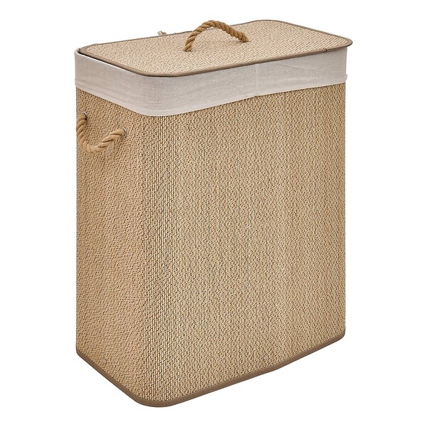 5 FIVE SIMPLY SMART - Panier à linge Stemy 100L marron - large
