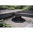 MCCOVER - Lot de 20 plots 18-30mm pour terrasse bois et composite Noir, Unités - 20 plots - vignette