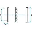 ALDES - Grille extérieure circulaire AR637 D125 - vignette