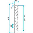ALDES - Grille extérieure circulaire AR637 D125 - vignette
