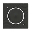 ALDES - Support plaque ColorLINE ø80mm Aldes - Noir - vignette