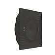 ALDES - Support plaque ColorLINE ø80mm Aldes - Noir - vignette