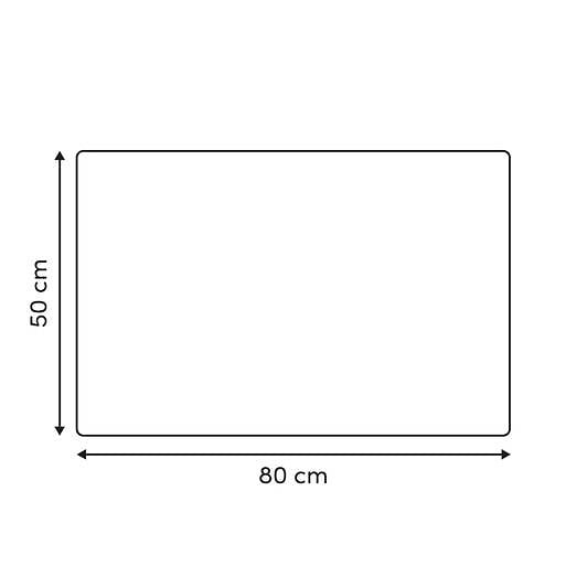 5 FIVE SIMPLY SMART - Tapis Waffle 80x50cm vert - large