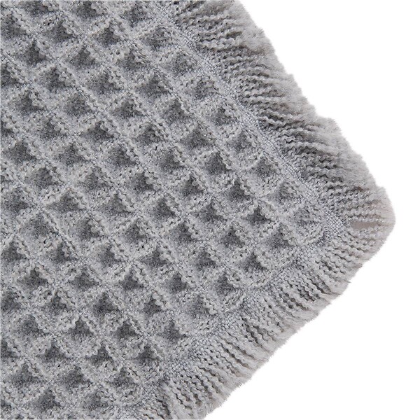 5 FIVE SIMPLY SMART - Tapis Waffle 80x50cm gris - large