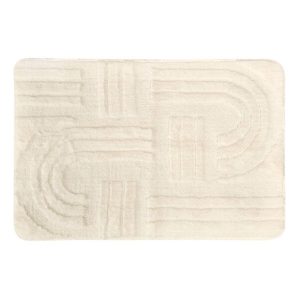 5 FIVE SIMPLY SMART - Tapis de bain Strio 50x75cm blanc - large